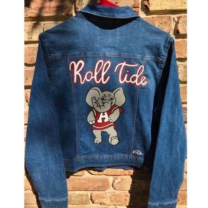 University of Alabama Painted Denim Jacket